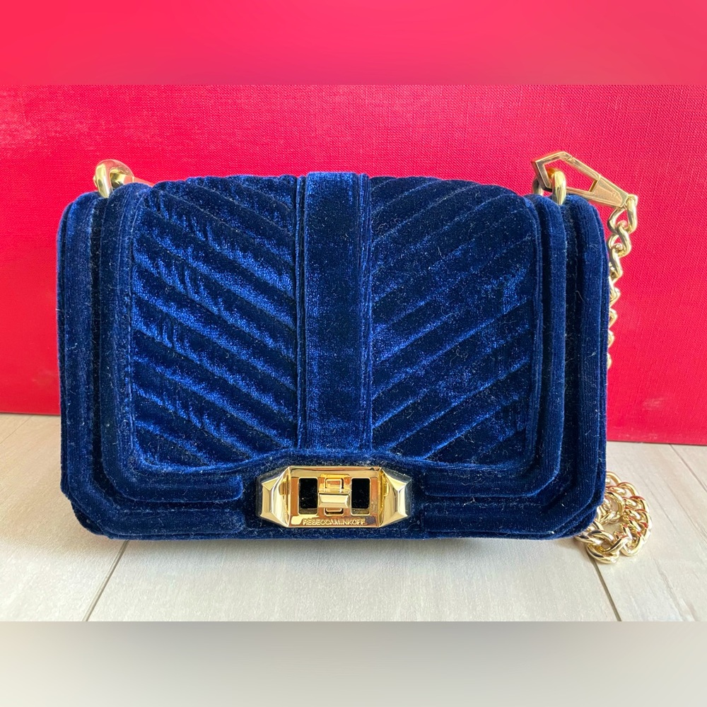 Rebecca Minkoff - Velvet chevron quilted crossbody